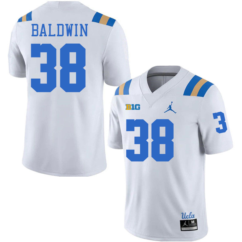 Burr Baldwin UCLA Jersey,UCLA Bruins #38 Burr Baldwin Jersey Youth College Football Uniforms-White Burr Baldwin UCLA Jersey,UCLA Bruins #38 Burr Baldwin Jersey Youth College Football Uniforms-White